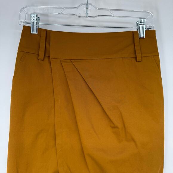 Mustard Wrap Skirt - Picture 4 of 8